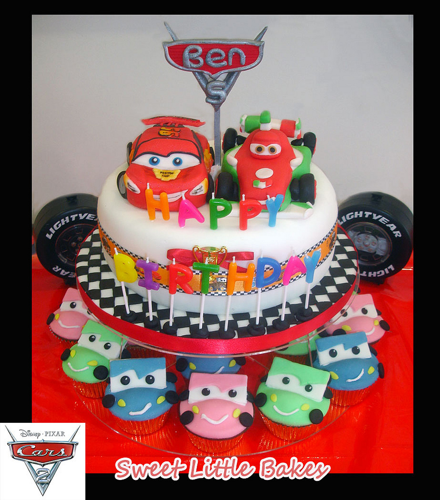 Cars 2 Birthday Cake