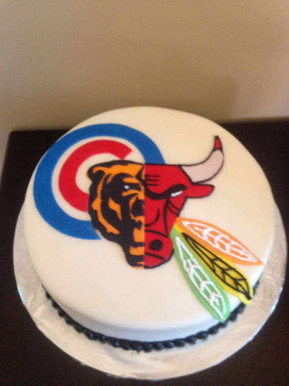 Chicago Cubs Birthday Cake