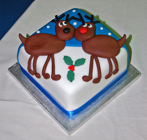 Christmas Reindeer Cake