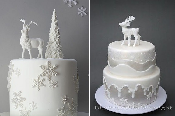 Christmas Winter Wonderland Cake