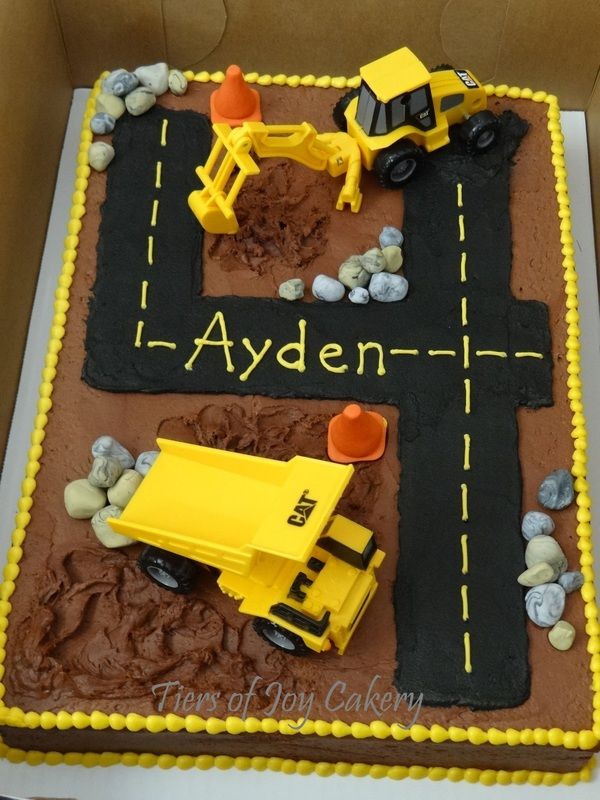 Construction Birthday Cake