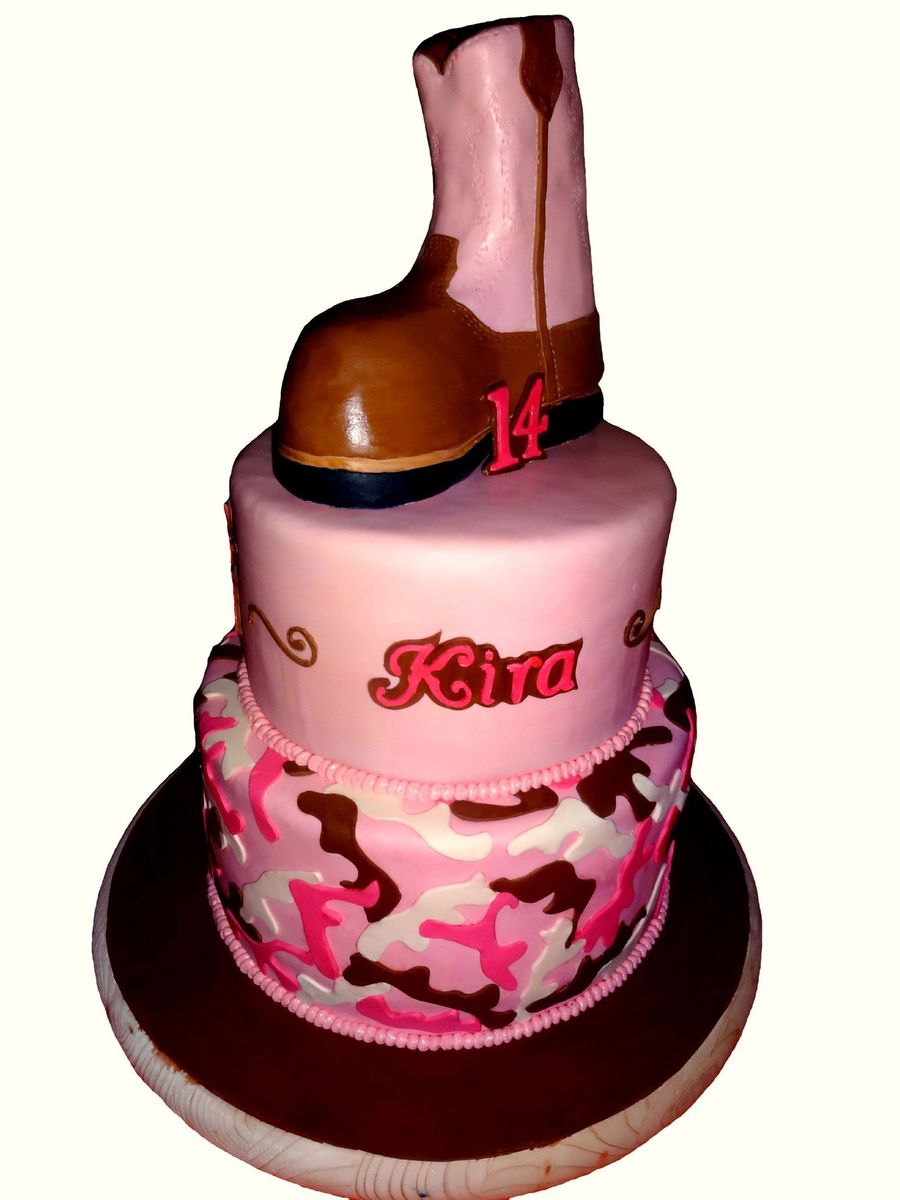 Country Girl Birthday Cake