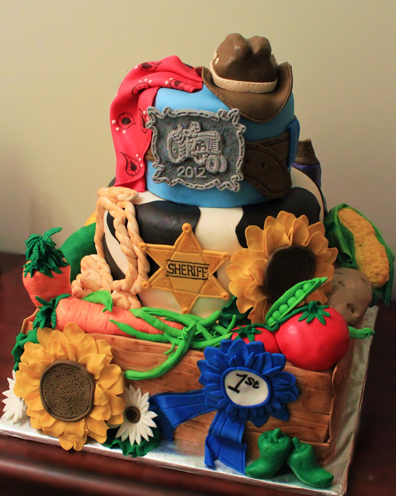 County Fair Birthday Cake