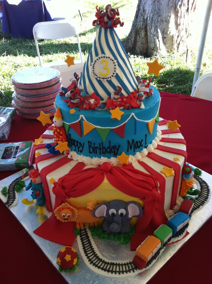 County Fair Birthday Cake