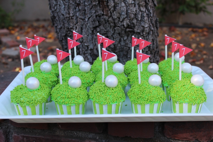 Cupcakes Golf Theme Party