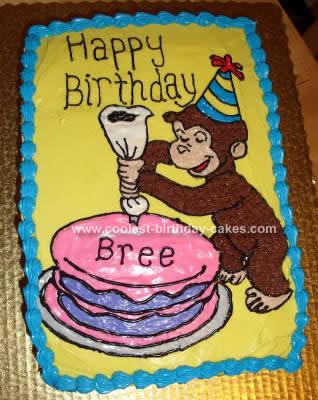 Curious George Birthday Cake