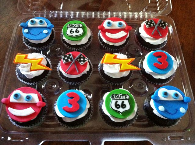 Disney Cars Birthday Cupcakes