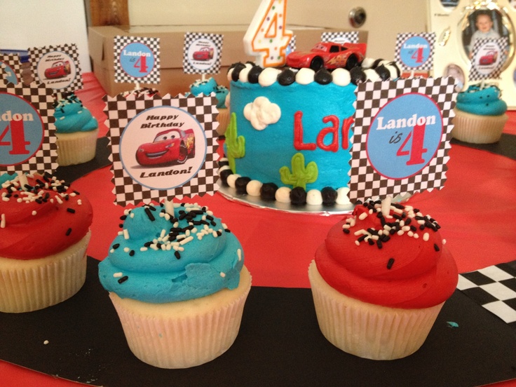 Disney Cars Cupcakes