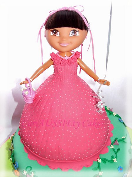 Dora Doll Cake