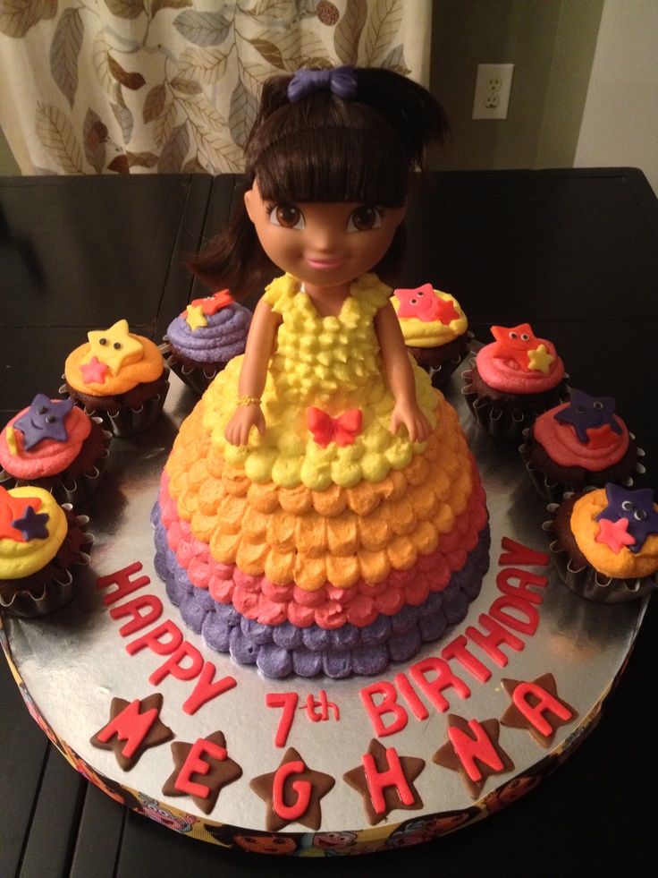 Dora Doll Cake