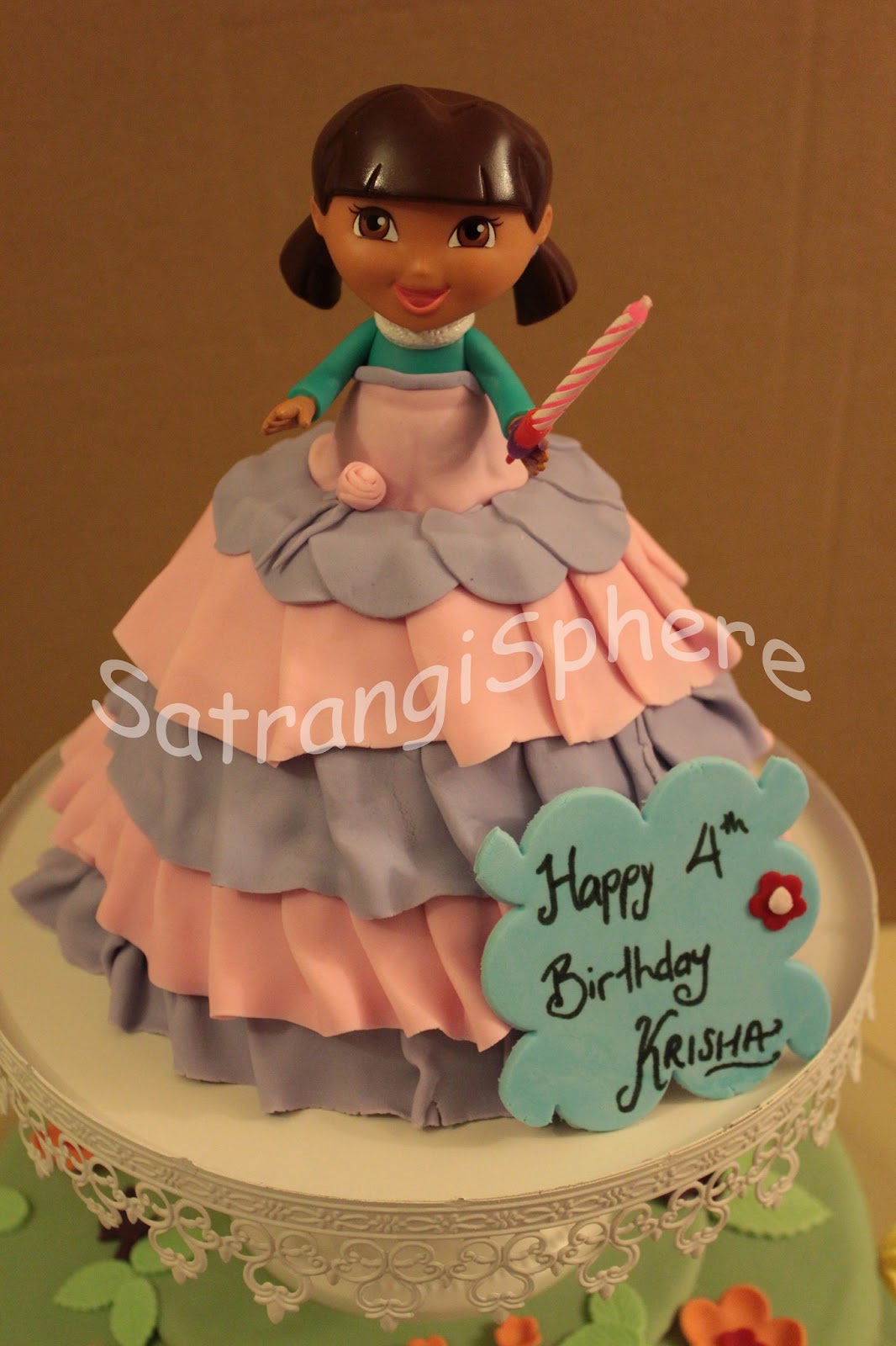 Dora Doll Cake