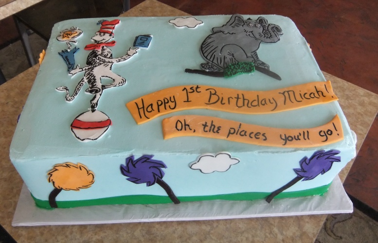 Dr. Seuss Sheet Cake