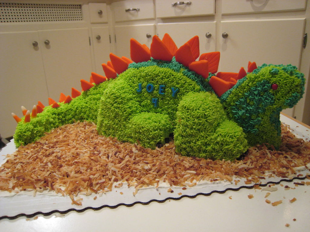 Easy Dinosaur Birthday Cake