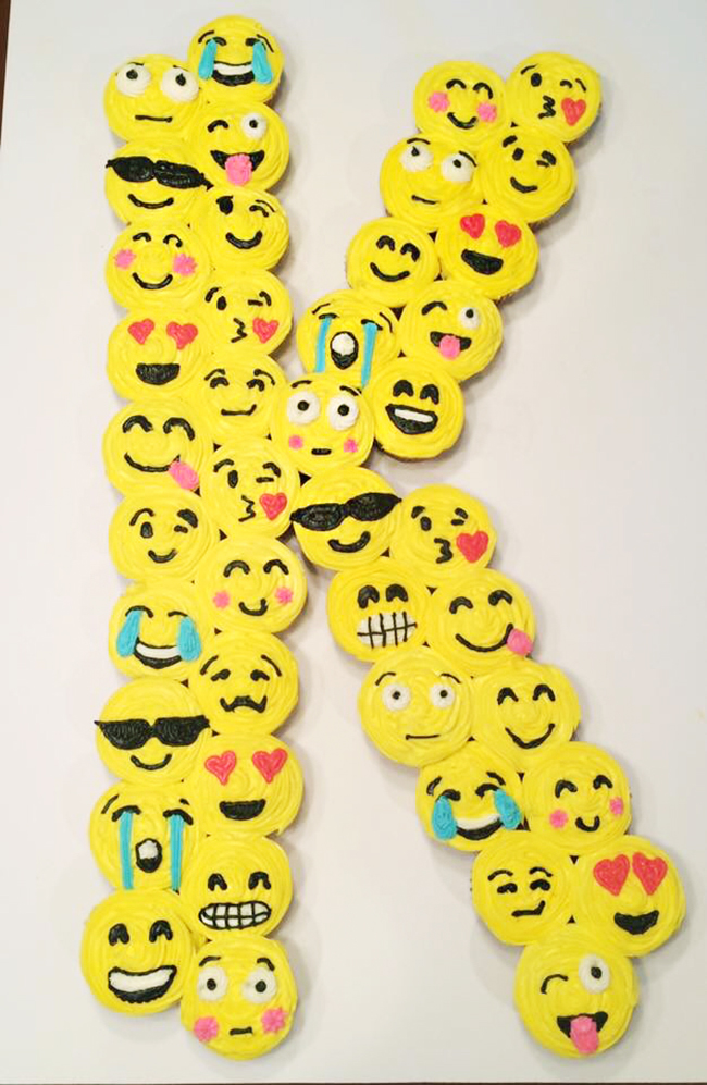 10 Photos of Emoji Birthday Party Ideas Cup Cakes