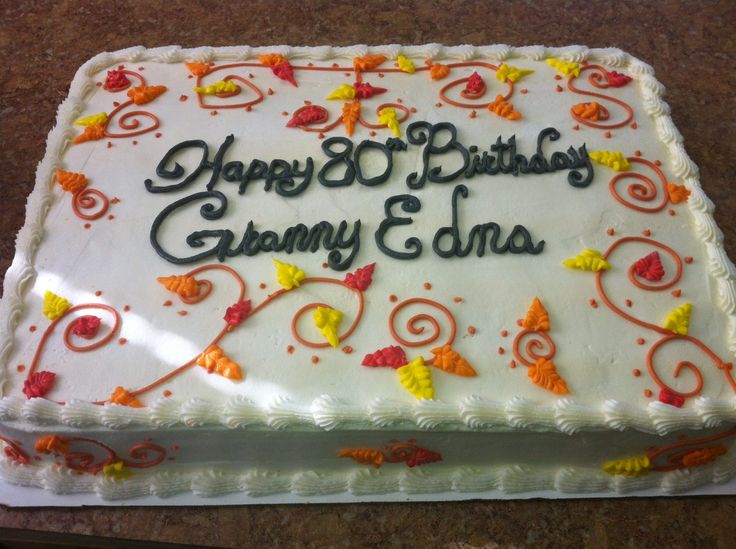 9 Photos of 60th Birthday Sheet Cakes Fall