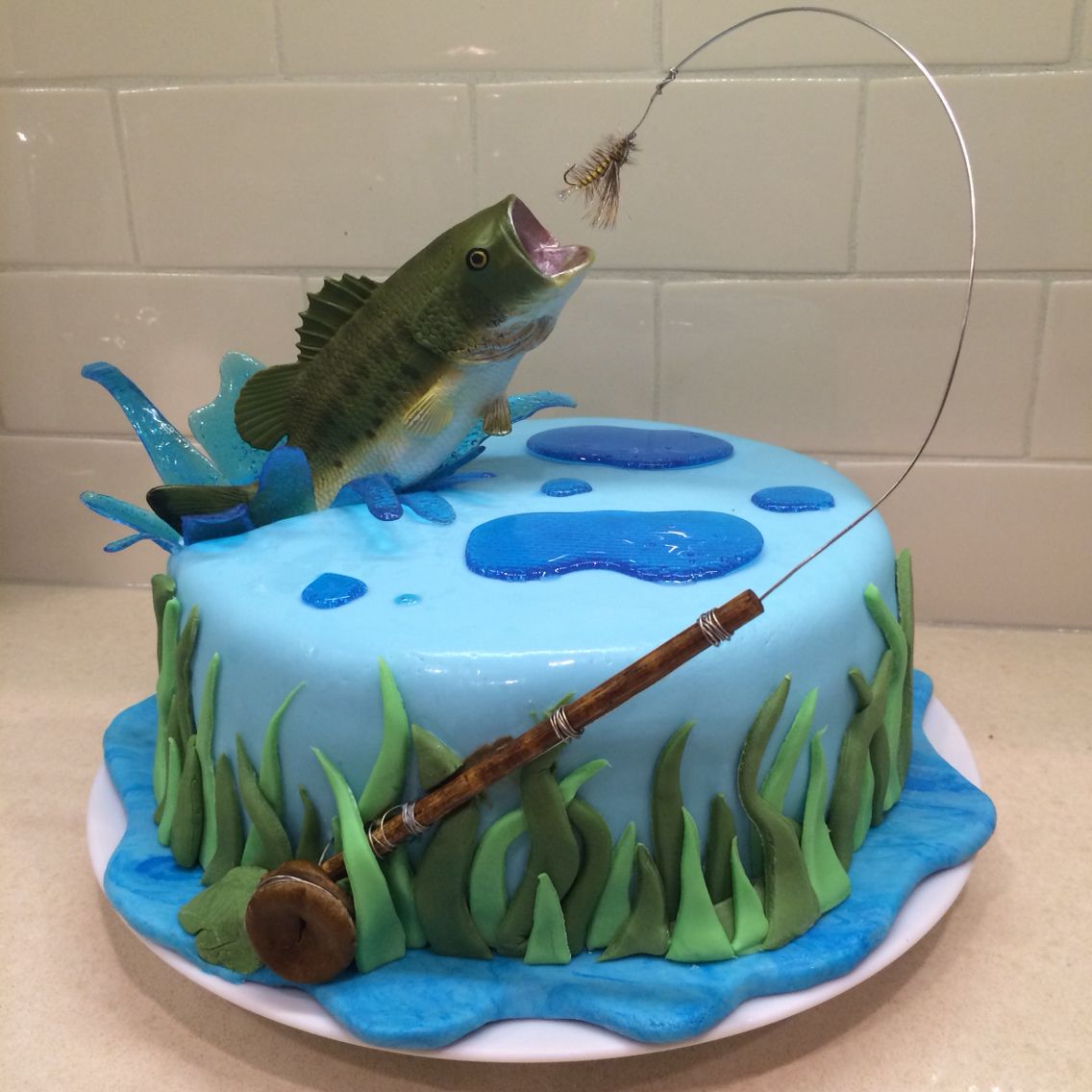 Fish Birthday Cake