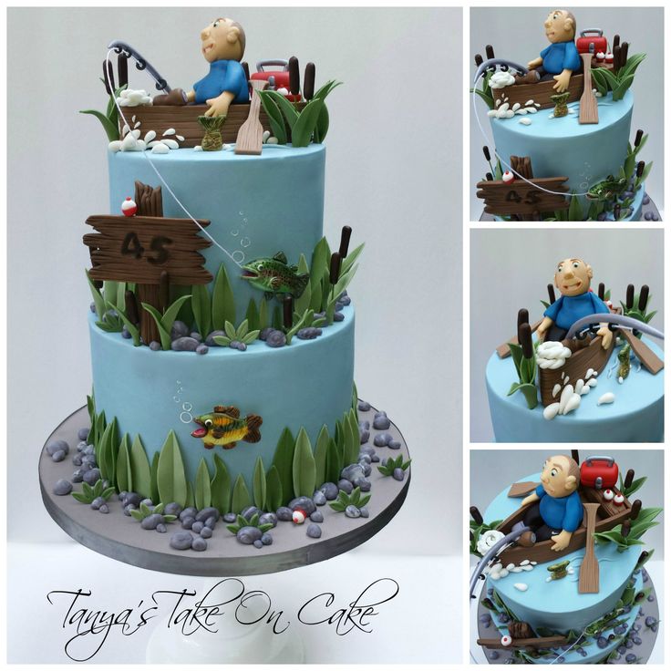 Fishing Birthday Cake