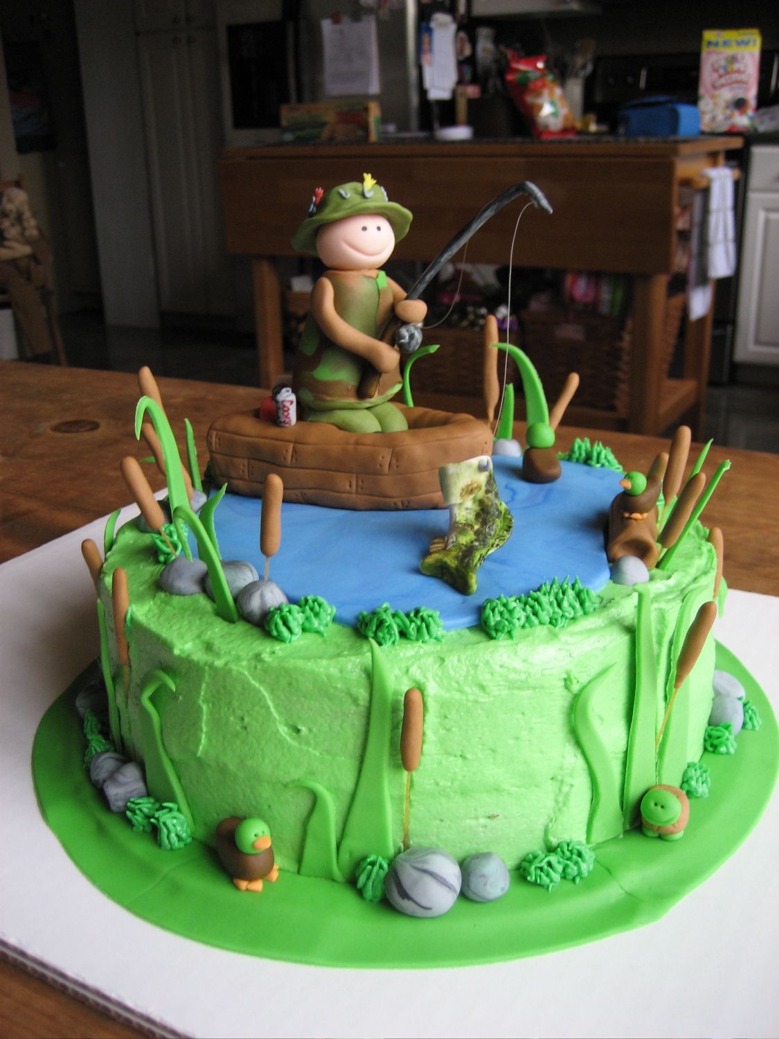 Fishing Birthday Cake