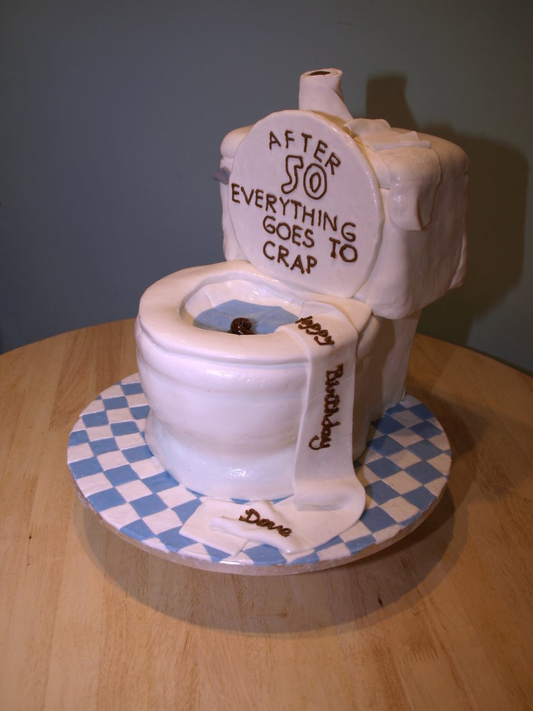 12 Photos of Funny 50th Birthday Cakes Designs