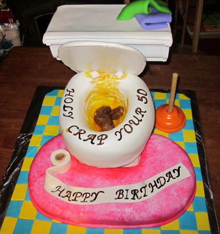 Funny Over the Hill Birthday Cakes