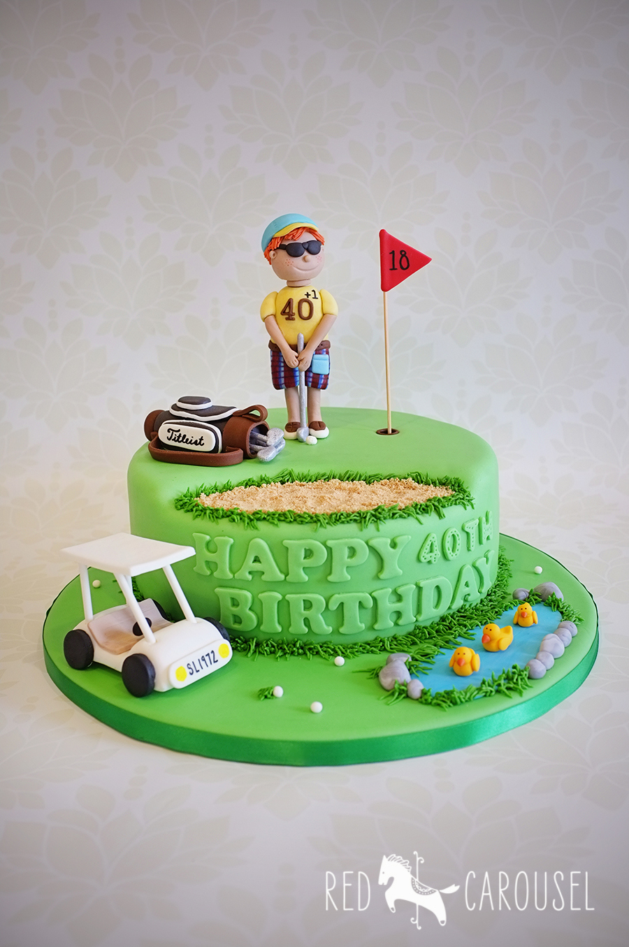 Golf Birthday Cake