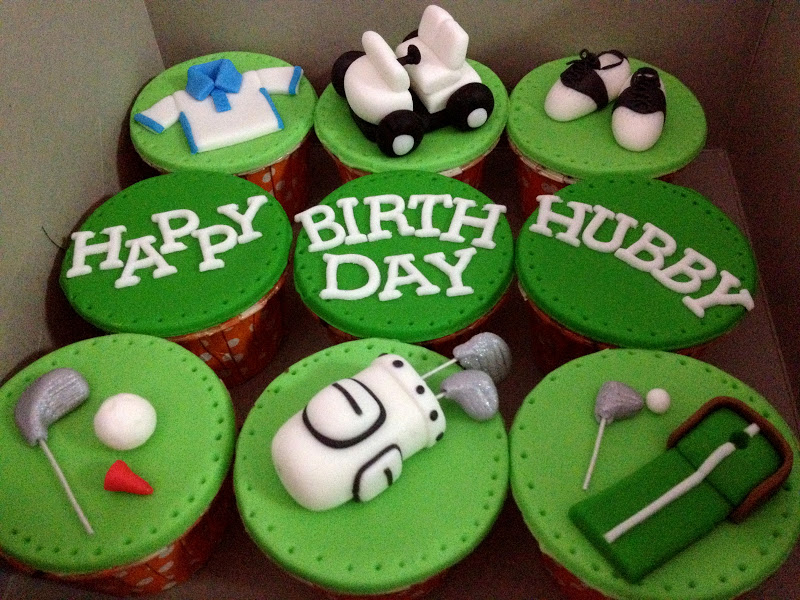 Golf Themed Cupcakes