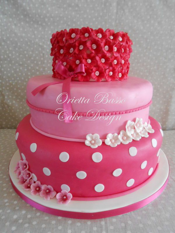 Happy Birthday Cake Girl Pink