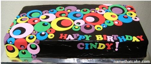 Happy Birthday Cindy Cake