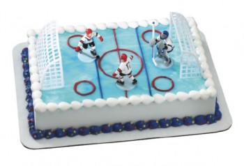 Happy Birthday Hockey Cake