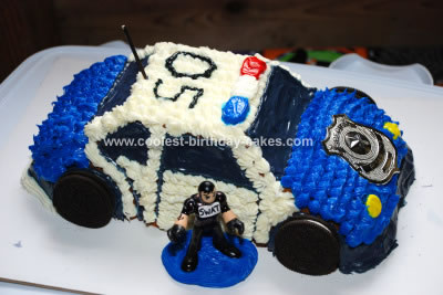 Happy Birthday Police Cake