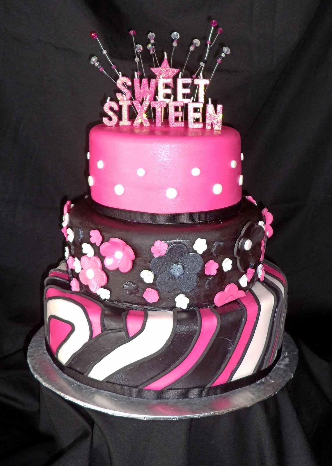 8 Photos of Happy Birthday Sweet 15 Cakes