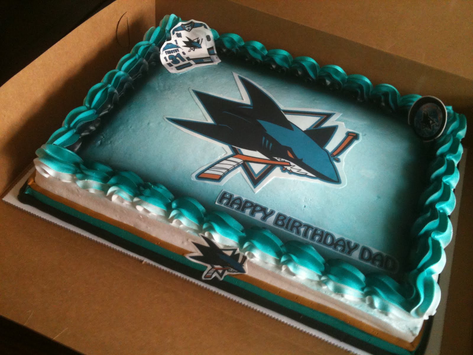 Hockey Birthday Cake