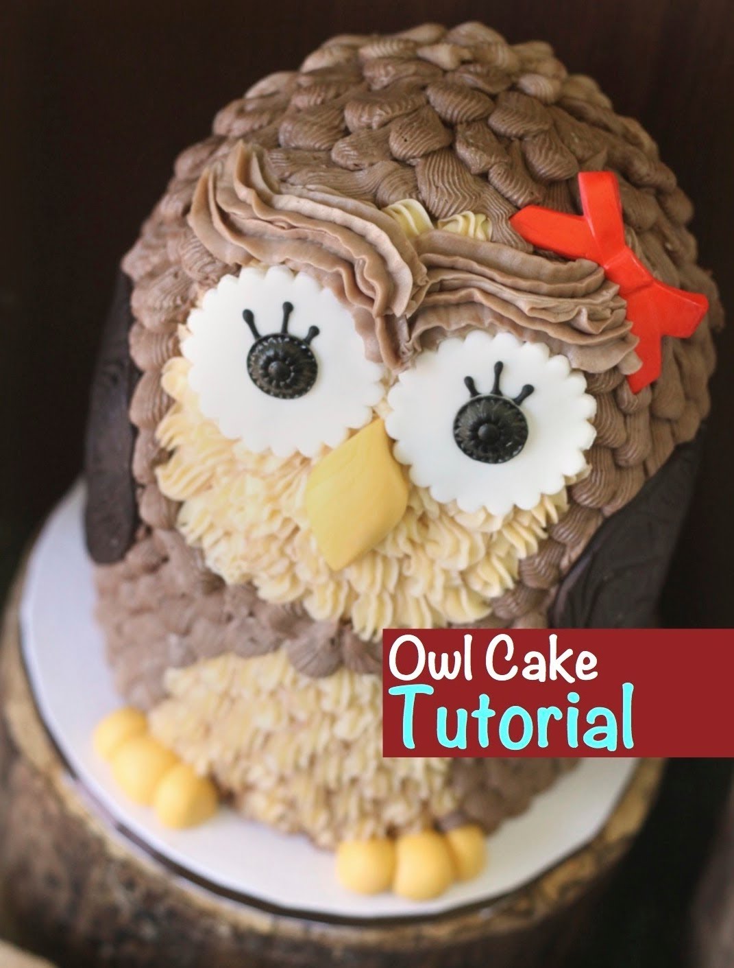 How to Make Owl Birthday Cake