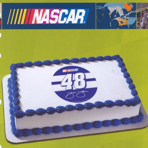 Jimmie Johnson NASCAR Birthday Cakes