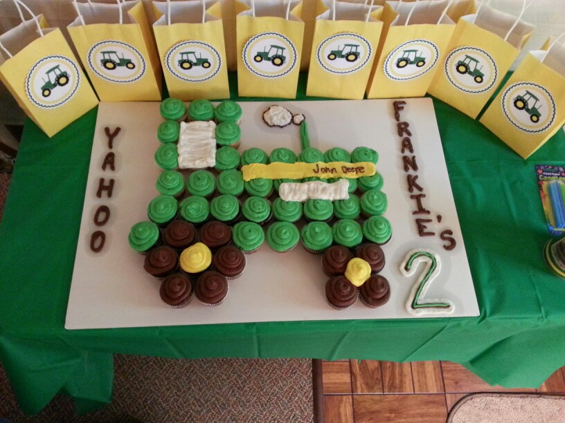 John Deere Tractor Cake Cupcakes