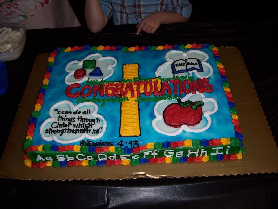 Kindergarten Graduation Cake Idea