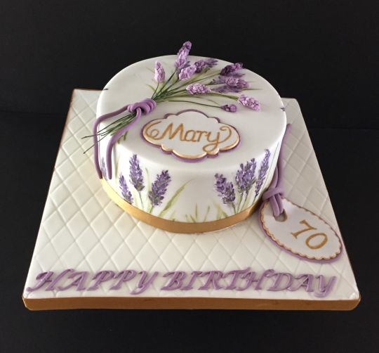 Lavender Birthday Cake