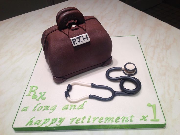 Medical Doctor Retirement Cake