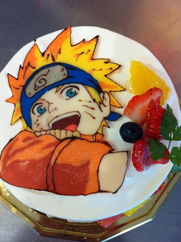 Naruto Anime Cake