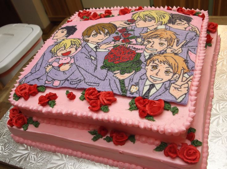 Ouran High School Host Club Birthday Cakes