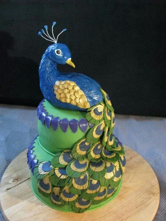 Peacock Birthday Cake Ideas