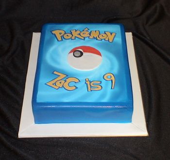 Pokemon Card Birthday Cakes