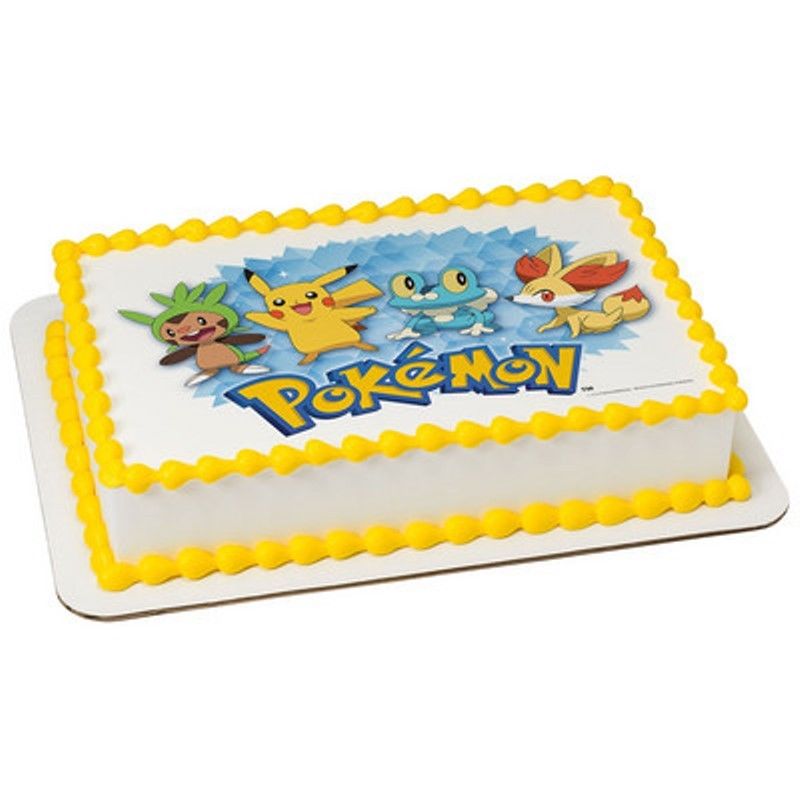 Pokemon Edible Cake Topper Sheets