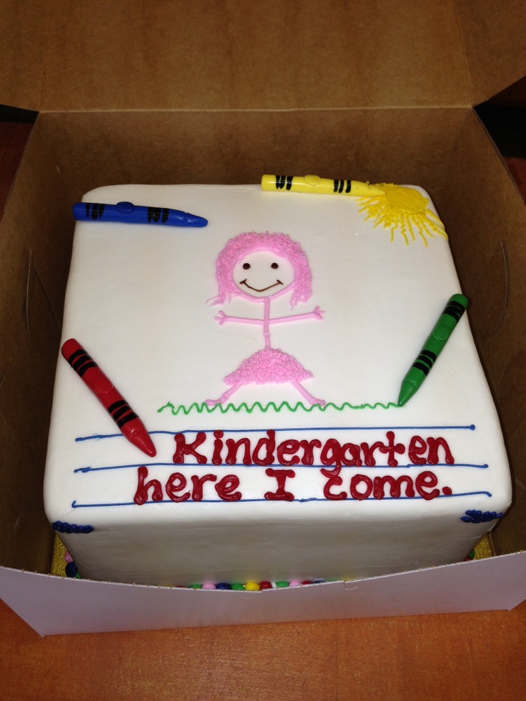 Preschool Graduation Cake Idea