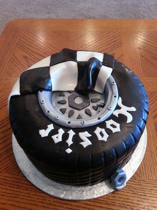 Race Car Tire Cake