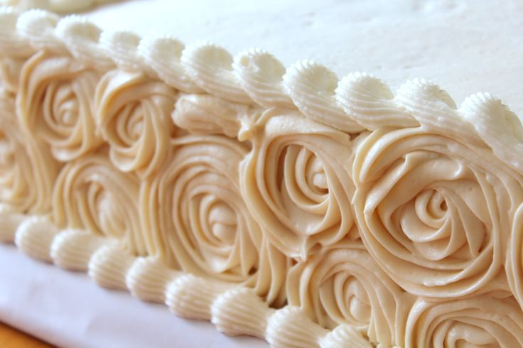 Rose Sheet Cake