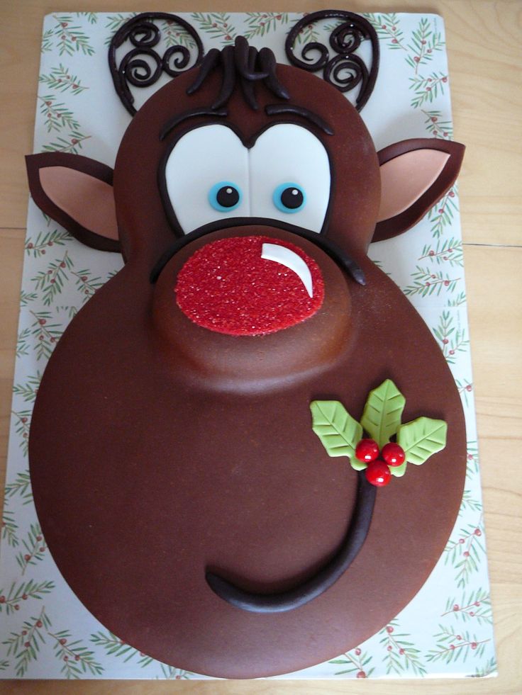 Rudolph Reindeer Cake