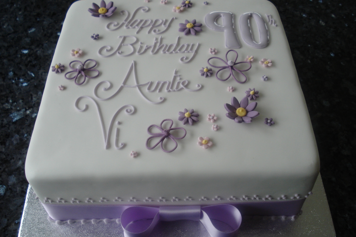 Simple Birthday Cake Decorating