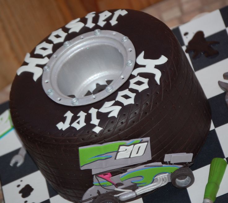 Sprint Car Birthday Cake