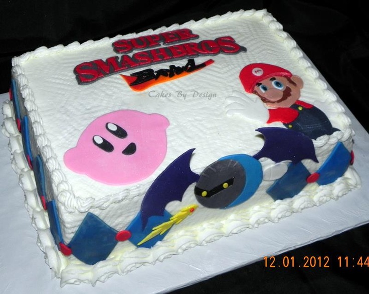 Super Smash Bros. Brawl Birthday Cake